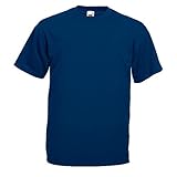 Fruit of the Loom - Classic T-Shirt 'Value Weight' XL,Navy