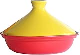 Professioneller marokkanischer Tajine-Kochtopf mit Deckel,Keramik-Koch-Tajine zum Kochen und Eintopfauflauf Slow Cooker Antihaftbeschichtung für die Heimküche 1231 (Farbe:C)
