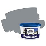 Capital Paint Dispersions- Fassadenfarbe mit Siloxan bunt Schiefer 2 5,0 L