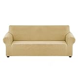 LINGBD Elastischer Sofabezug 3 Sitzer Sofahusse, Sofa Überzug,Couch Cover,Sofabezüge Couch Antirutsch Hussen für Sofas,1,66to88