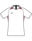 Nike Jungen Legend Kurzarm-Trikot, White/University Red/Black/Black, XL