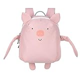 LÄSSIG Kinderrucksack Kindergarten mit Brustgurt ab 3 Jahre/Backpack About Friends, Bo Pig, Schwein, 28 cm, 3,5 L