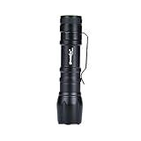 Styledress Taschenlampe akku led aufladbar flashlights lumens blitzlicht CREE Q5 AA / 14500 3 Modi ZOOMABLE LED-Taschenlampe Super Bright waterp