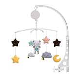 itrimaka Nogan MusikMobile Baby Spieluhr Baby Mobile Baby Einschlafhilfe Spieluhr Baby Babybett Spielzeug Für Babys Von 05 Monaten – Montieren Am Kinderbett Security