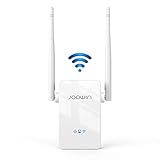 JOOWIN WLAN Verstärker 300 Mbit/s WLAN Repeater 2,4 GHz WiFi Range Extender WPS Taste, Ethernet Anschluss, Mini WLAN Verstaerker Receiver Kompatibel mit Allen WLAN Geräte, Deutsches Handb