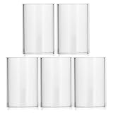 5 Pieces Replacement Glass Tank Glass Tube for TF GT4 / TF GT3 (For TF GT3)
