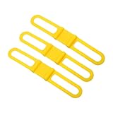 Kripyery stücke Fahrrad Silikonband Fahrrad Taschenlampe Halterung Strap Universal Gummi Elastische Streifen Bandage Gürtel Krawatte Clip Ribbon Mount Halter für Bike Light Taschenlampe Lenker M