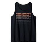 Aufruf gegen Impfen als Statement Tank Top