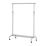 Ikea RIGGA Garderobenständer, weiß, Metall, White, 111 x 51 x 126