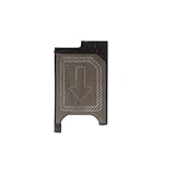 jbTec SIM-Tray Karten-Halter passend für Sony Xperia Z5 Compact - Slot Schlitten Card Kartenhalter Karte Rahmen Simkarten Simkartenhalter Holder, Farbe:Schw