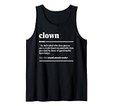 Lustiges Noun mit Clown Definition Tank Top