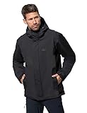 Jack Wolfskin Herren 3-in-1 Jacke Iceland,schwarz(Black),XL