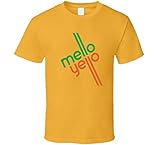 Mello Yello Tee Cool Soda Pop Drink Retro T-Shirt Gold Gr. M, grü