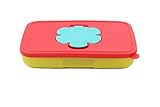TUPPERWARE Feuchttücherbox Kinder 650 ml flach limette erdbeerrot Baby Box 31253
