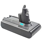 DTK Akku Ersatzakku Für Dyson Staubsauger V6 SV03 SV05 SV06 SV07 SV09 DC62 DC58 DC59 DC61 DC72 DC74 Vakuum-Handstaubsauger 21,6 V 3000