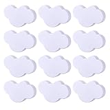 Batop 12Pcs Möbelknöpfe Kinderzimmer Set, Wolke Form Kinder Möbelgriff Möbelknöpfe Schrankgriffe Türknöpfe Schrankknöpfe Griff Knopf, 54×36×23