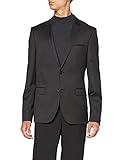 HUGO Herren Alisters Anzugjacke, Schwarz (Black 001), 48