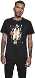 Mister Tee Herren King James LA T-Shirt, Black, XL