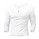 Herren Laufsport-T-Shirt Schlankes langärmliges Kragen Casual H