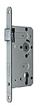 BKS Standard Zimmer Türschloss für Profilzylinder 55/72/8, Stulp: 18 x 235mm abgerundet, DIN Links incl. SN-TEC® Montag