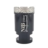 NBB vakuumgelötete Diamant lochsäge mit M14 zum professionellen Trocken- oder Nass bohren auf hartem Porzellan, Keramik, Fliesen, Granit, Marmor, schnell, langlebig, für Winkelschleifer (Ø 35mm)