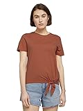 TOM TAILOR Denim Damen 1025666 Basic T-Shirt, 26783-Sundown Coral, M