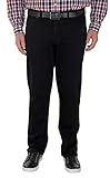 STORMSRIVER Jeans Herren 5-Pocket Jeanshose „Axel“ Stretch Regular FIT in Großen Größen 60 – 72/30 – 36 / Übergrößen Untersetzte Größen Big Size Fashion Spezialgrößen (62, Black)