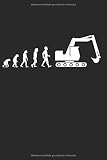Evolution Bagger: Handwerker Geschenke für Männer & Jungs: Notizbuch DIN A5 I Dotted Punkteraster I 120 Seiten I Geschenkidee Hobby Beruf Baggerfahrer ... Bauarbeiter Bauwagen Handwerk B