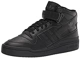 adidas Originals Men's Forum Mid Sneaker, Black/Black/Black, 8.5