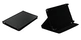 Markenlos Bookstyle Hülle Book Case Schwarz + Standfunktion Odys Thor 10 Plus 3G