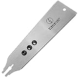 ZENVENTURE® Japansäge Ersatzblatt - Ryoba Sägeblatt zum austauschen - Holzsäge Ersatzsägeblatt für präzise Schnitte in Holz - für Längsschnitte & Q