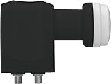 TechniSat Universal-Twin-LNB Black Edition 40mm, schwarz, BR