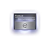 Klingel beleuchtet Türklingel mit Gravur Motiven und LED Klingelknopf Bechterfeld-L Klingelp