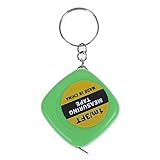 ZYZZ Einziehbares Maßband Tragbares Zugbandmaß 1m Mini-Nähtuch Metrisch Schneider-Messwerkzeuge Maßband (Color : Green)