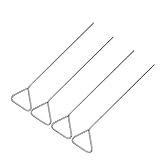iplusmile 4Pcs Edelstahl Zelle Treuer Breite Verbreitung Bar für DIY Lab Labor Liefert Silb