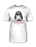 net-shirts I Said God Damn T-Shirt Fiction Mia Wallace Uma Quentin Pulp Tarantino, Größe M, Weiß