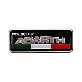 KLCLTTI 3D car Logo Auto Aufkleber, für Abarth 124-695Spider FIAT Punto 204A 1000 AlfaMetal ABS Auto Front Grill Aufkleber Emblem Heckkofferaufklebe Abzeichen Auto Styling Dek