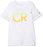 Nike Jungen Ronaldo Logo T-Shirt, White, XS