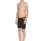 Arena Jungen Solid Badehose, Schwarz (Black-White), 164