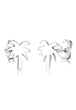 Elli Damen-Ohrstecker Palme Trend Strand Urlaub Meer Palmen Fernweh Reisen Filigran silber 925 0304510416