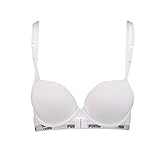 PUMA Frauen Bra 1P Hang Push-Up BH, Weiß, 75B