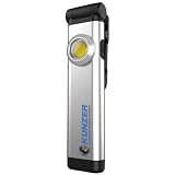 KUNZER PL-021 CLIP Arbeitslampe - COB-Technik Werkstatt-Taschen-Leuchte - 200lm Lichtstärke und 2h Leuchtdauer - Mag