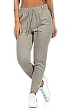 ONLY Damen Hose Pants ONLPopsweat Every Easy 15236294 Walnut: Pure Cashmere Melange M/30