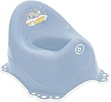 BIECO Töpfchen für Kinder mit Zebra Motiv | Anti Rutsch Funktion | ab 8 Monate bis etwa 3 Jahre | WCKlo | Kindertoilettensitz | Kindertopf | Toilettentrainer |