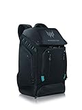 Predator Gaming Utility Rucksack (geeignet für bis zu 17,3 Zoll Notebooks, Zusatzfächer, standfest, bequeme Polsterung, das ganze Equipment in einer Tasche) schw