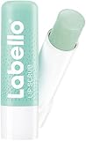 Labello Lip Scrub Aloe Vera (5,5 ml), innovative Lippenpflege mit Scrub-Partikeln natürlichen Ursprungs, sanftes Lippenpeeling mit Vitamin E