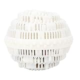 Nunafey Wäscheball, Waschmaschinenbälle Cleaning Ball Safe mit Keramikpartikel für saubere Kleidung für den Heimgebrauch(Weiß)