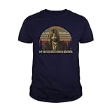 Uzubunki My Brothers in America Vintage T-Shirt, Unisex Marineblau, XL