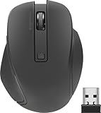 Speedlink CALADO Compact Silent Mouse – ergonomische USB Maus – kabellose Gaming Maus, Rubber-Black