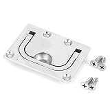 Bündiges Heben, 316 Edelstahl Luken-Quadrat-Zuggriff Marine Flush Lifting Bootszubehö